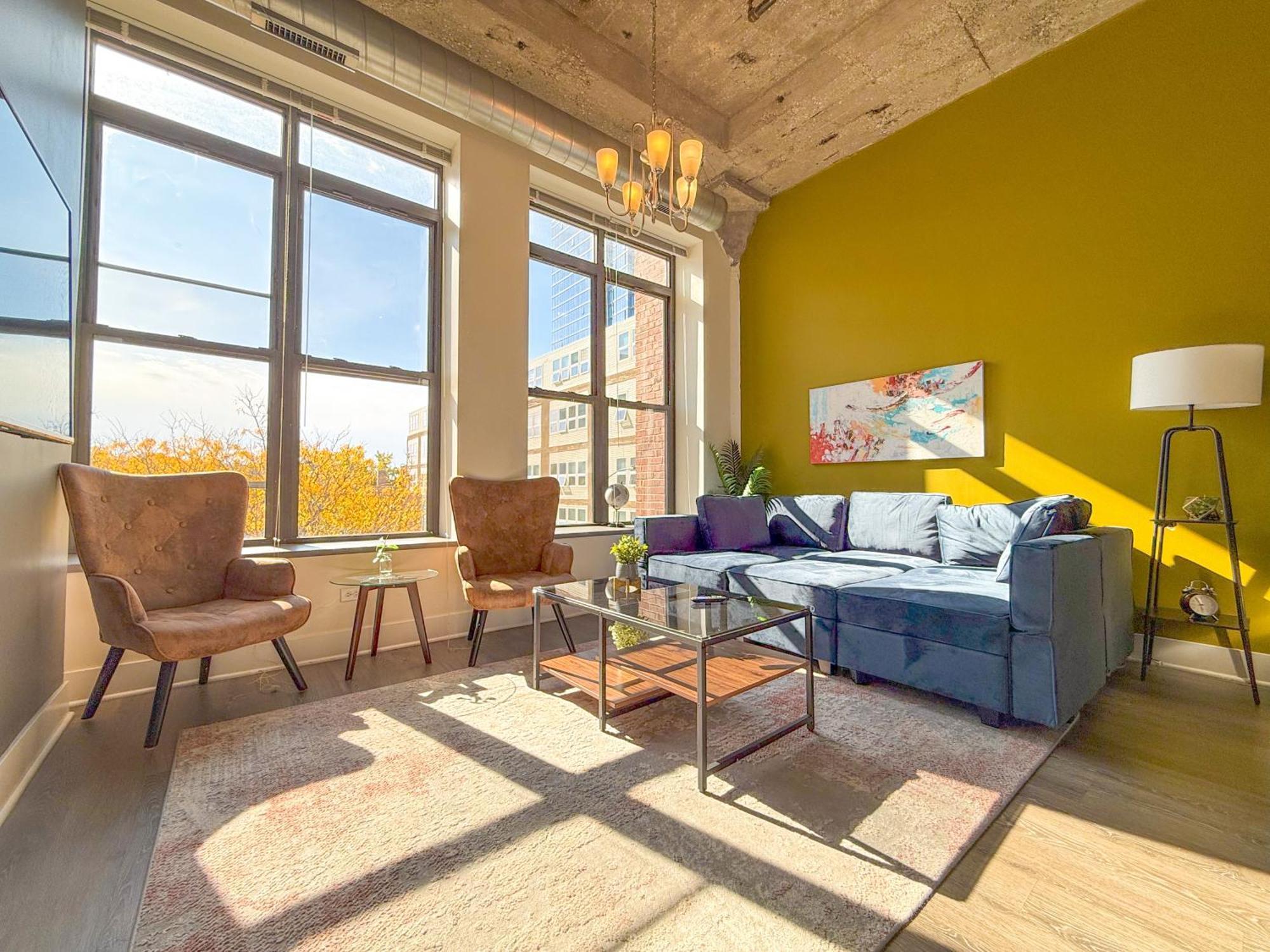 Mccormick Place 2Br Stylish Suite With Optional Parking And Gym For Up To 8 Guests Near Soldier Field And Grant Park Chicago Dış mekan fotoğraf